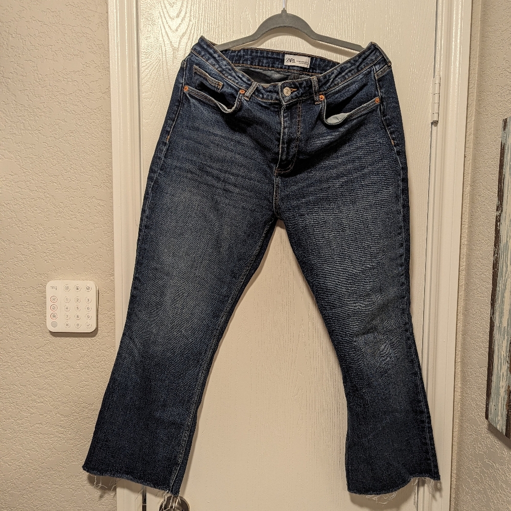 Zara jeans, size 12 cropped